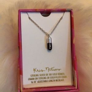 Kris Nations Chill Pill necklace